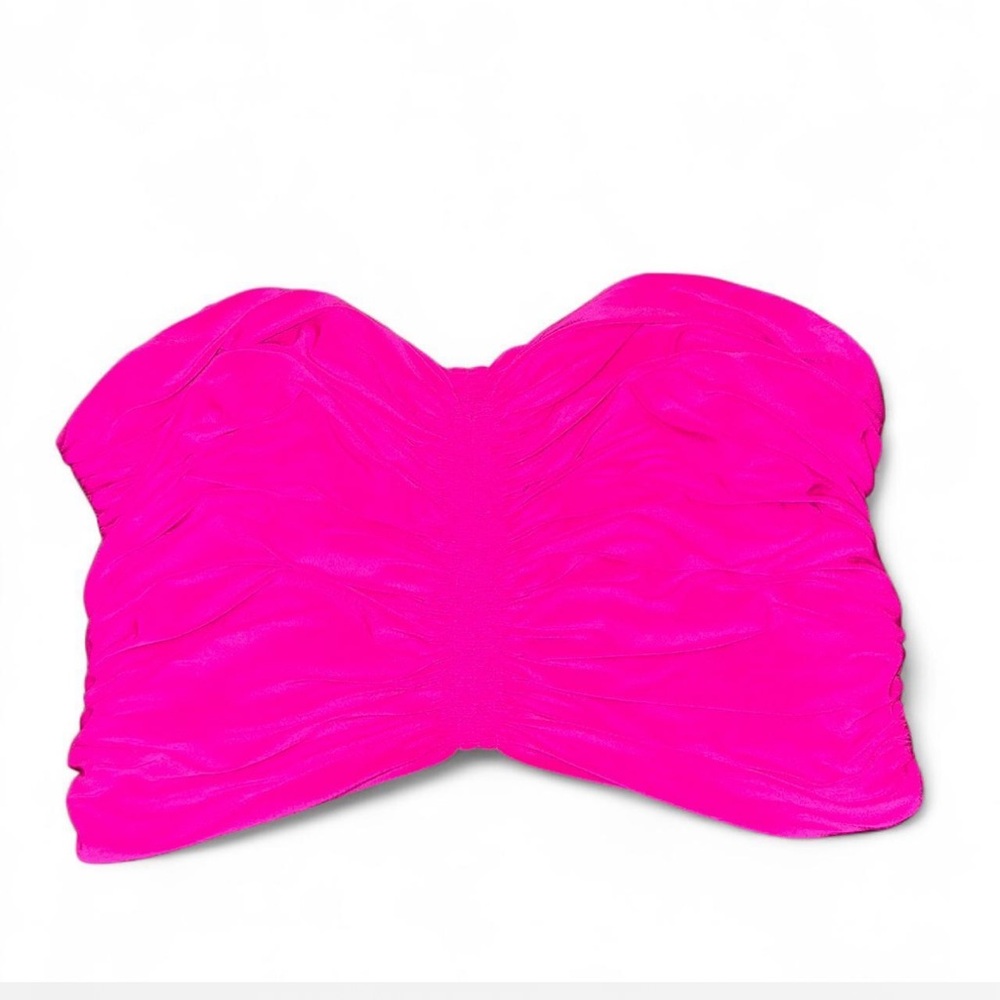 Express Fuchsia Strapless Top
